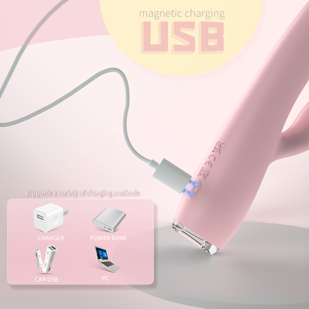 Romance Thrusting & Heating Dual Vibrator