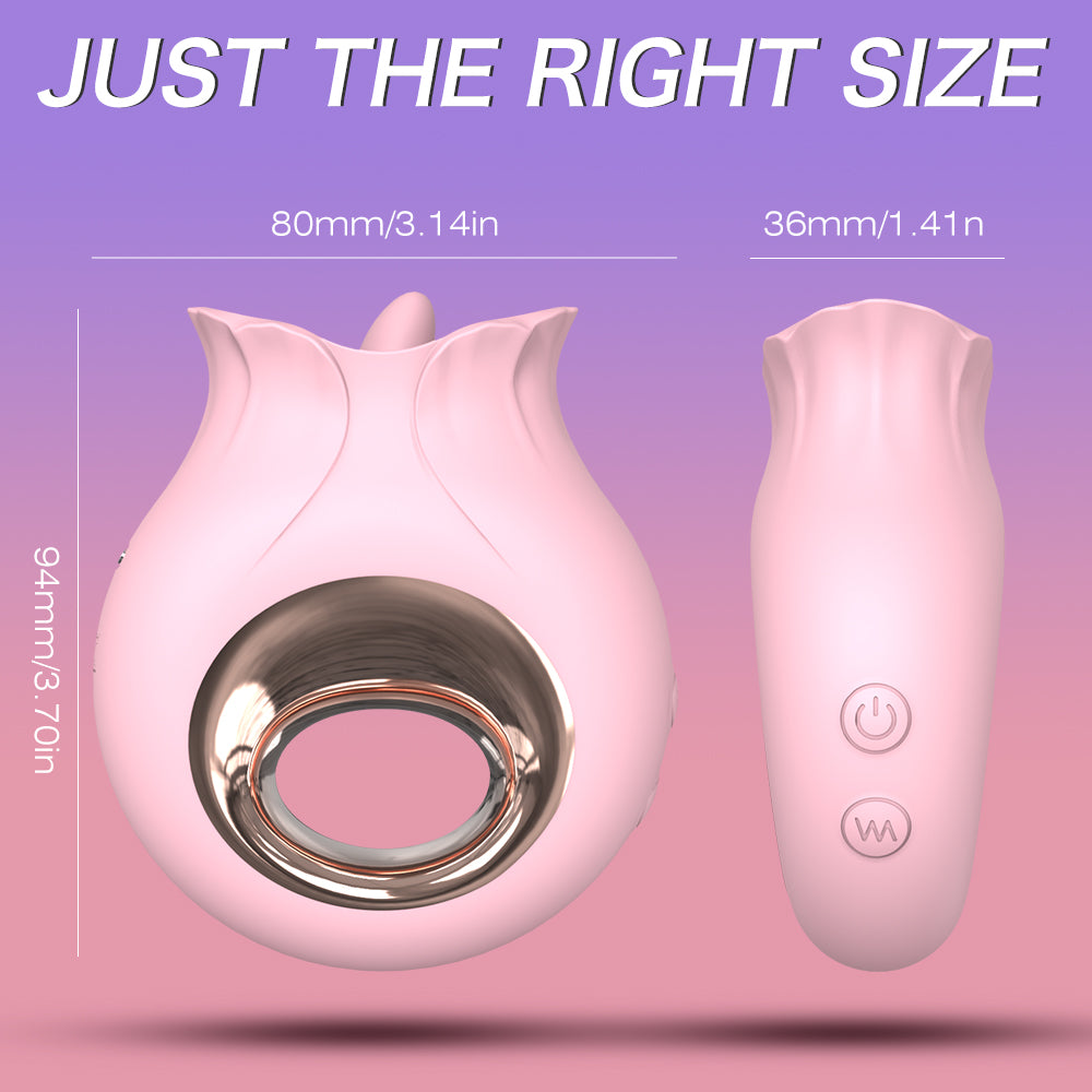 French Kiss Tongue Licking Vibrator