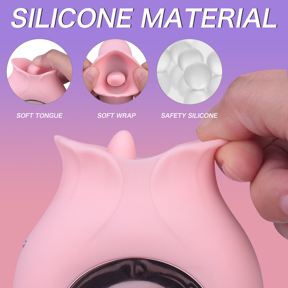 French Kiss Tongue Licking Vibrator