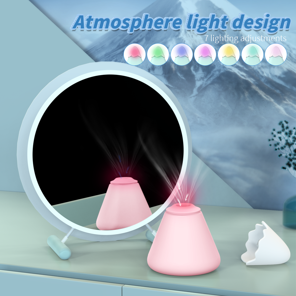 Snow Mountain Suction Vibrator with Night Light