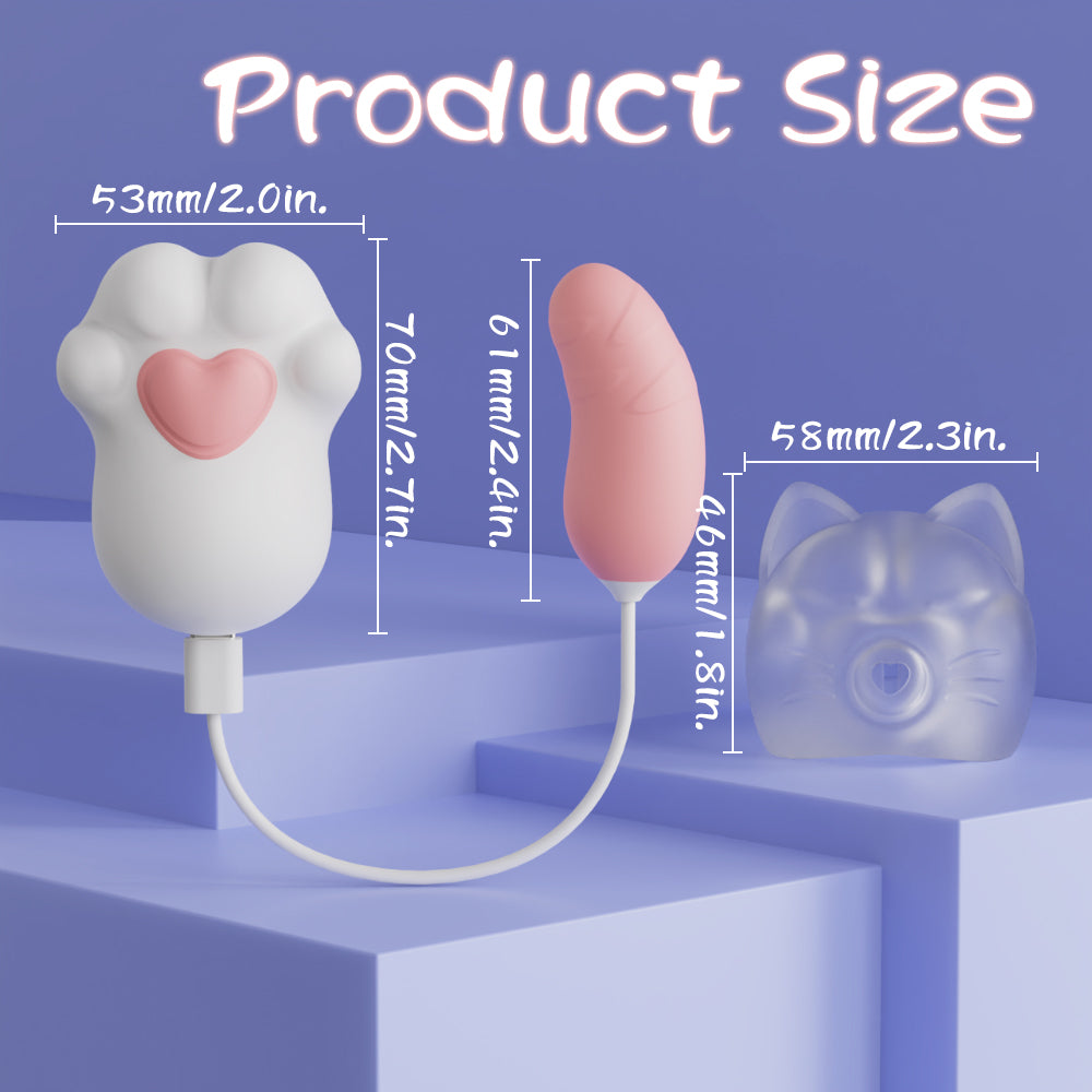 Lucky Cat Suction, Tapping & Vibrating Egg
