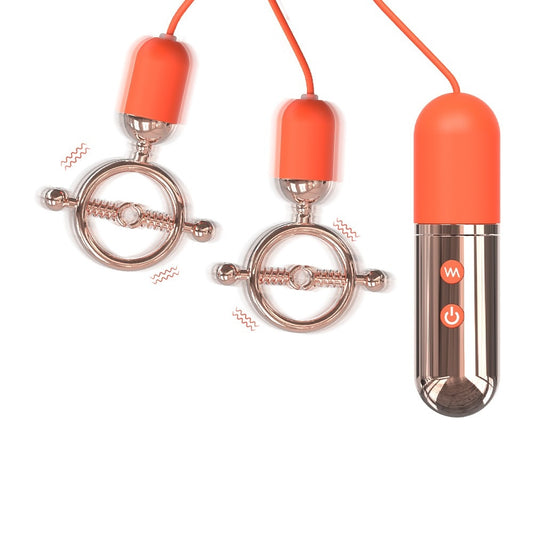 Forbidden Lock Nipple Vibrator