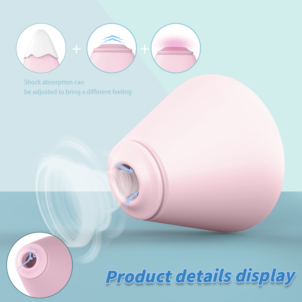 Snow Mountain Suction Vibrator with Night Light