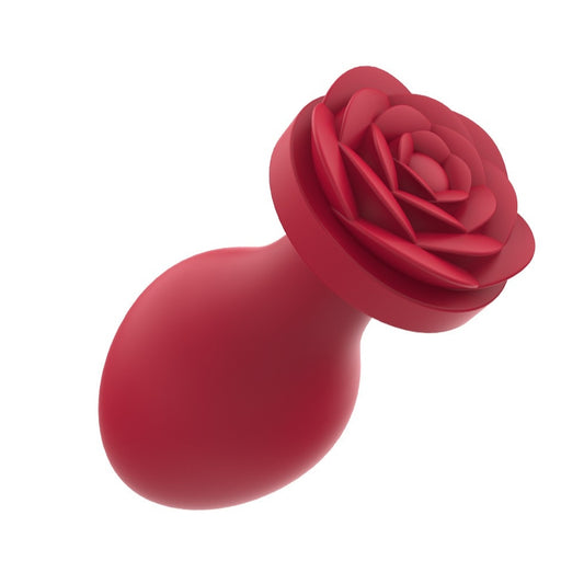 Rose Silicone Anal Plug Set