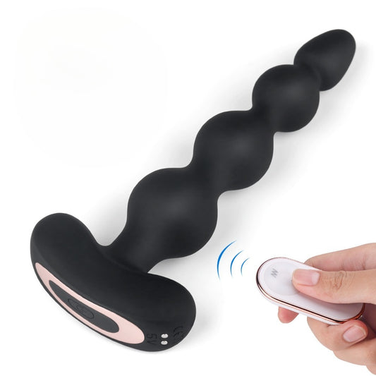 Andrew Beaded Vibrating Anal Plug