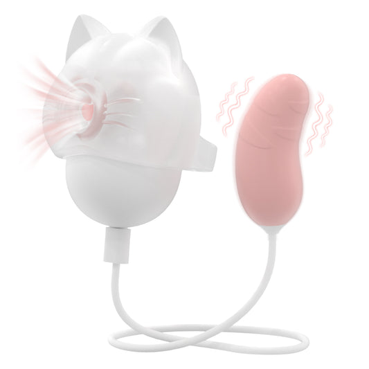 Lucky Cat Suction, Tapping & Vibrating Egg