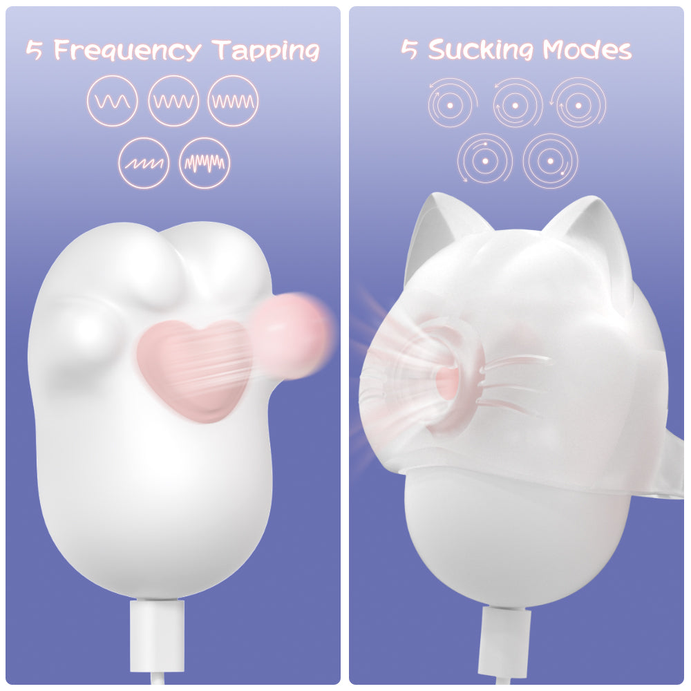 Lucky Cat Suction, Tapping & Vibrating Egg