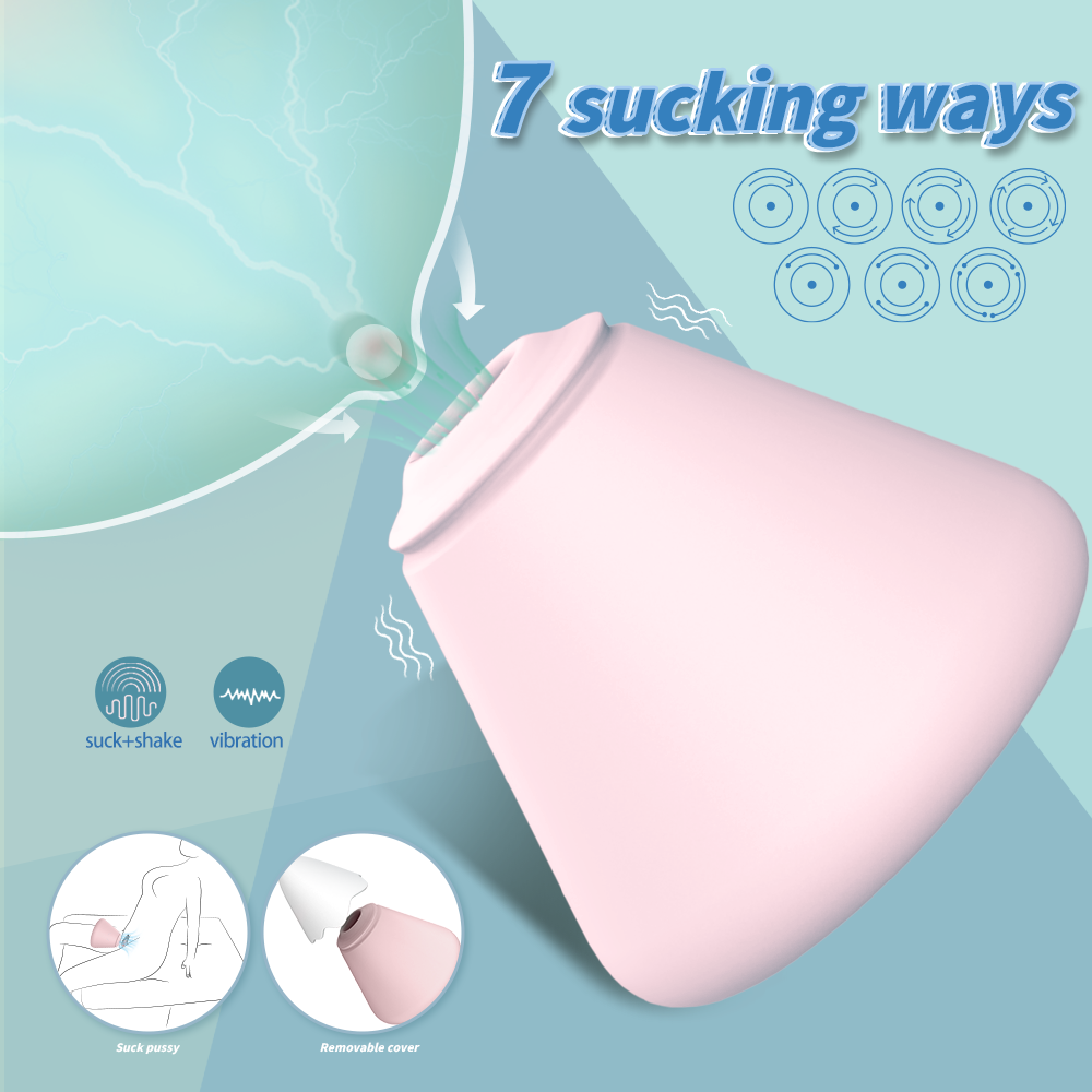 Snow Mountain Suction Vibrator with Night Light
