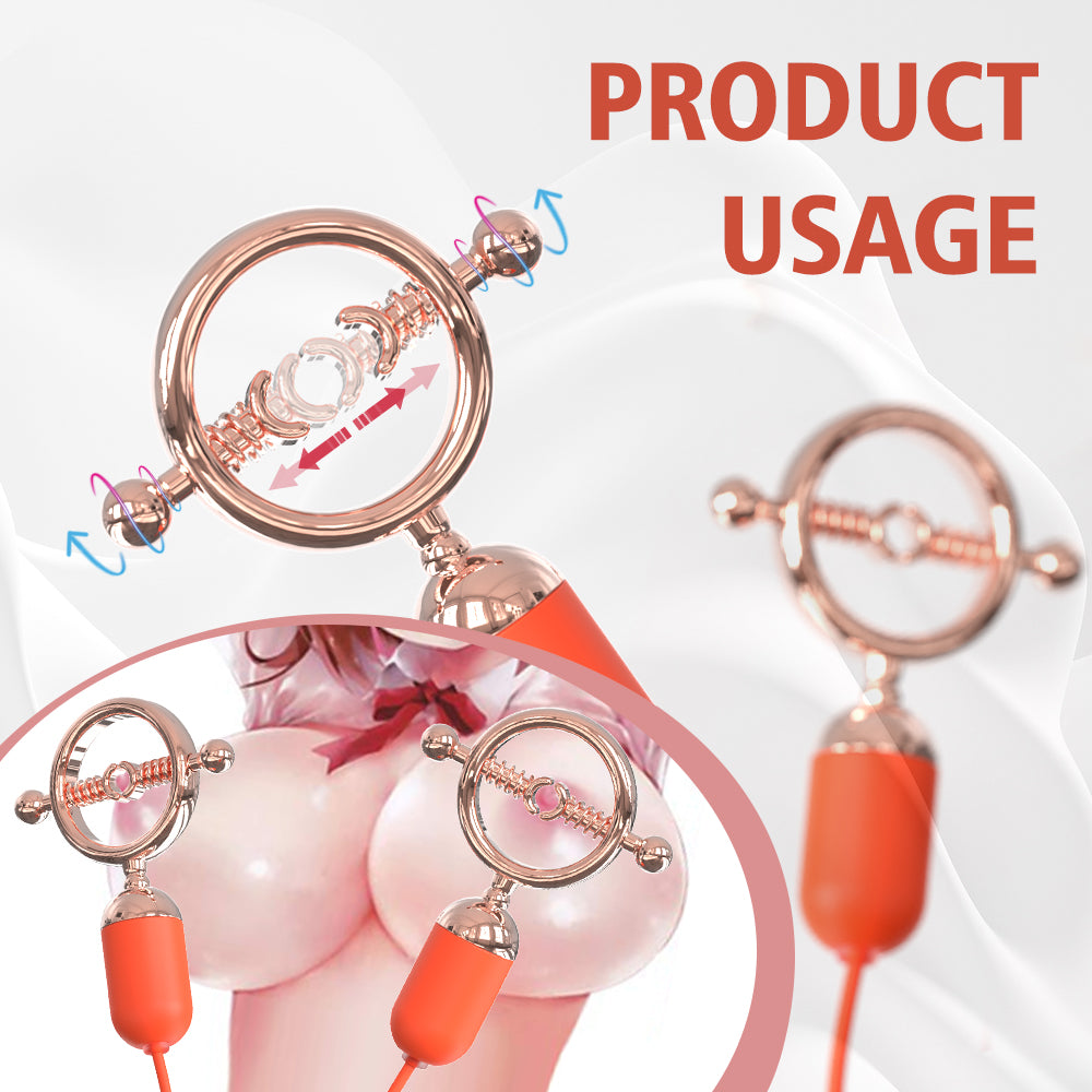 Forbidden Lock Nipple Vibrator