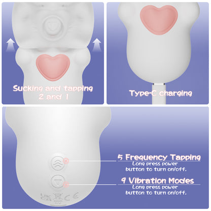 Lucky Cat Suction, Tapping & Vibrating Egg