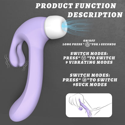 Hammer Rabbit Dual-Head Vibrator